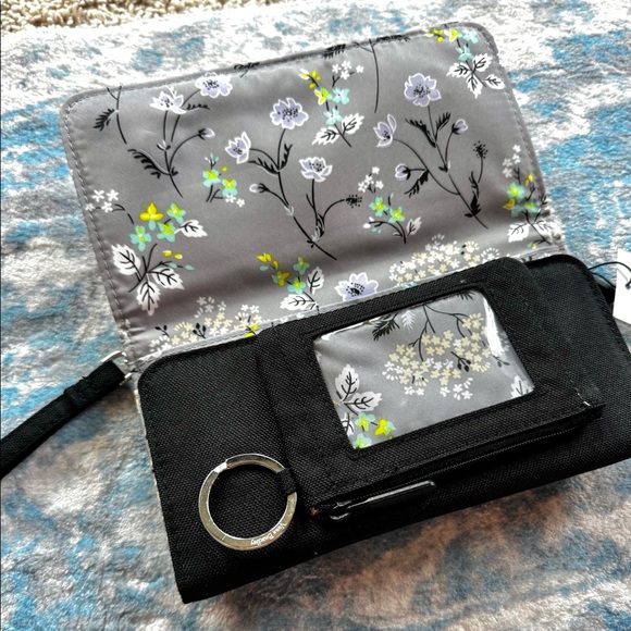 Black Vera Bradley Lighten Up Wallet - Picture 2 of 4